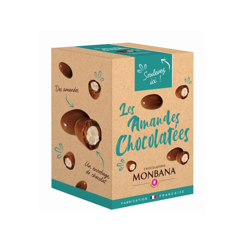 Amandes chocolatées - Monbana 135g