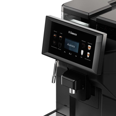 Machine à grain professionnelle Saeco Aurora M1 et son écran tactile
