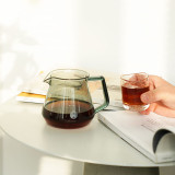 Carafe Timemore Crystal Eye 600 ml en verre gris fumé