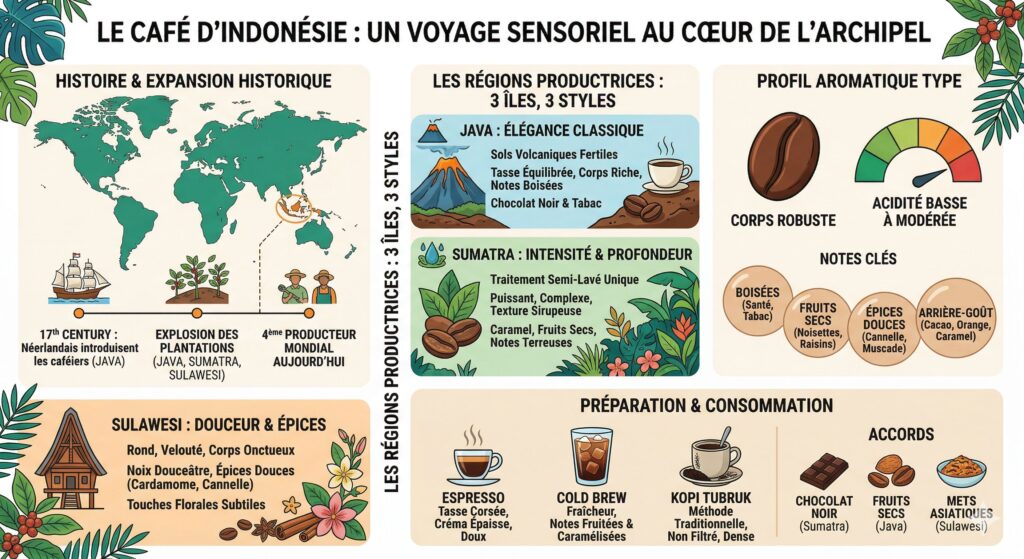 cafe indonesie infographie
