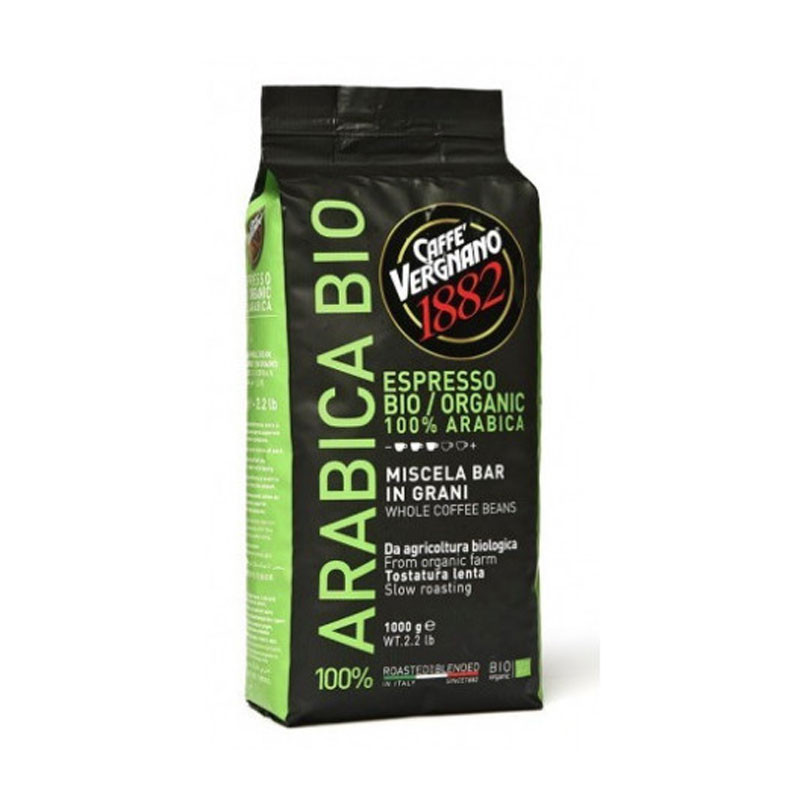 Café en grain Vergnano Arabica Bio (1 Kg)