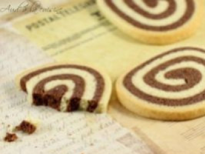 Recette sablés spirale amande & Chocolat